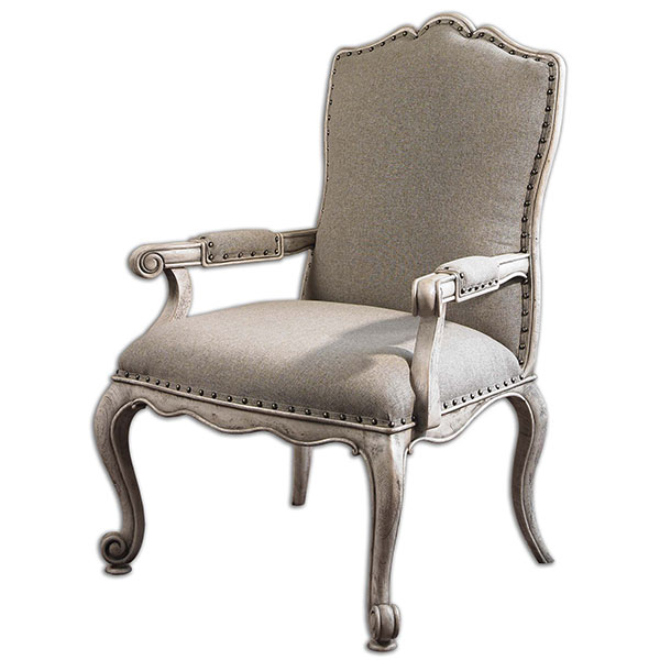 Jonas Antiqued ArmChair - Click Image to Close