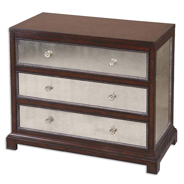 Jayne Mirrored Accent Chest - Click Image to Close