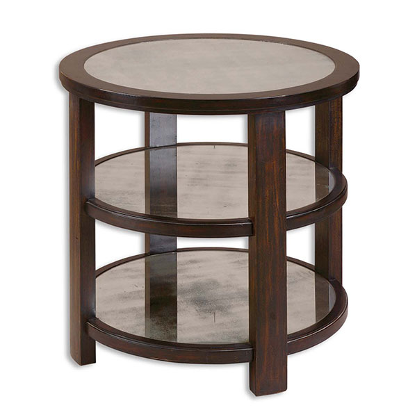 Monteith Mirrored Lamp Table - Click Image to Close