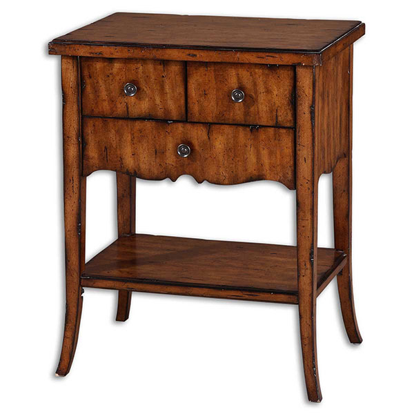 Carmel Wood End Table - Click Image to Close