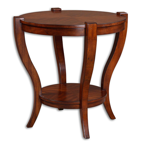 Bergman Round End Table - Click Image to Close