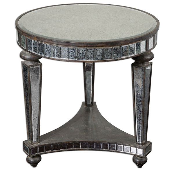 Sinley Mirrored Accent Table - Click Image to Close