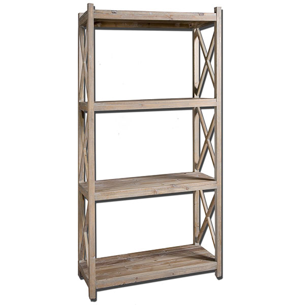 Stratford Reclaimed Wood Etagere - Click Image to Close