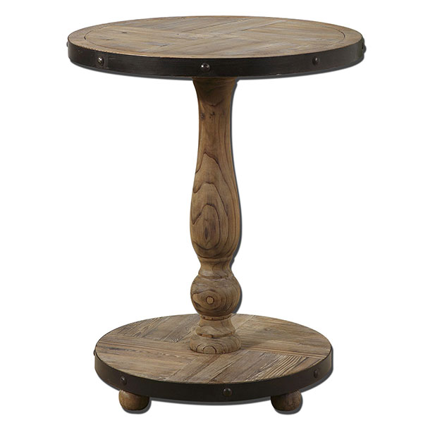Kumberlin Wooden Round Table - Click Image to Close