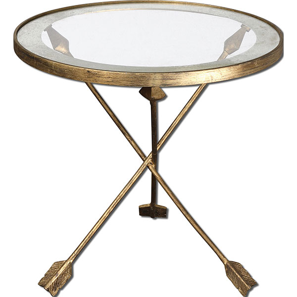 Aero Glass Top Accent Table - Click Image to Close