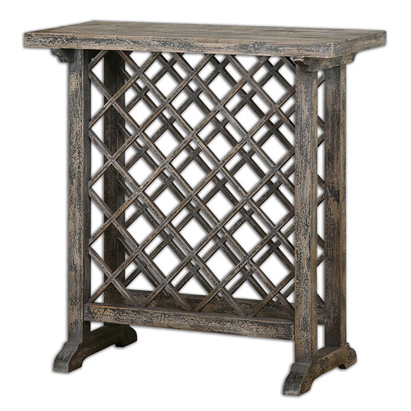 Annileise Wooden Wine Table - Click Image to Close