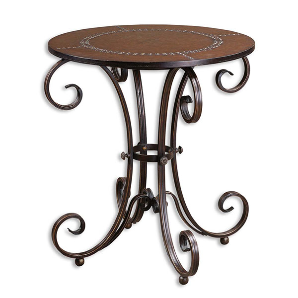 Lyra Round Accent Table - Click Image to Close