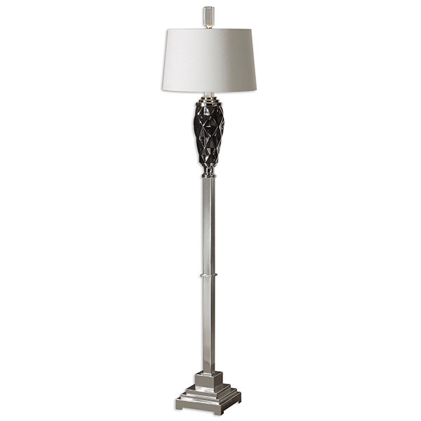 Aberjona Dark Bronze Floor Lamp - Click Image to Close