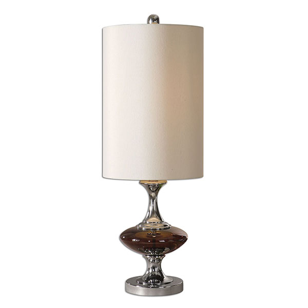 Amberetta Glass Buffet Lamp - Click Image to Close