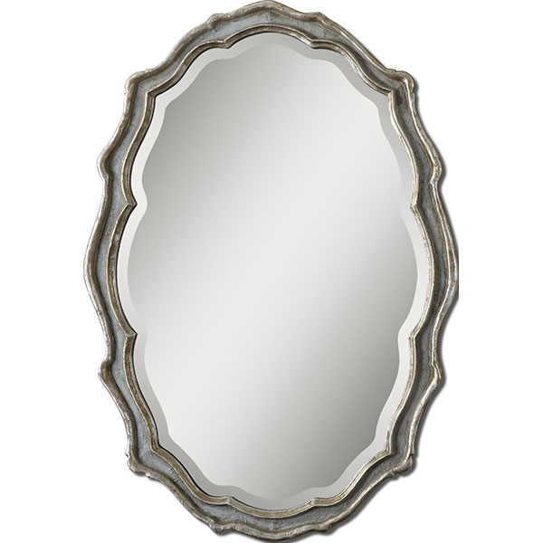 Dorgali Slate Blue Mirror - Click Image to Close