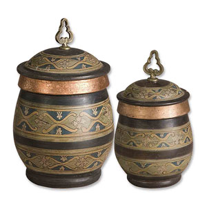 Cena Terracotta Canisters, Set/2