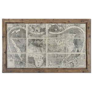 Treasure Map Framed Art