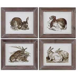 Regal Rabbits Framed Art