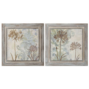 Floral Oasis Wall Art, S/2