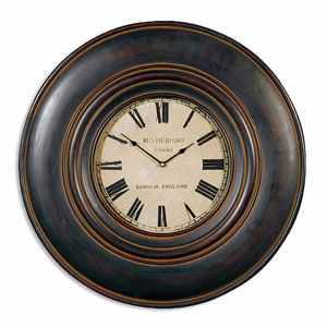 Adonis 24" Wooden Wall Clock
