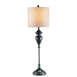 Markham Table Lamp, Black Bron