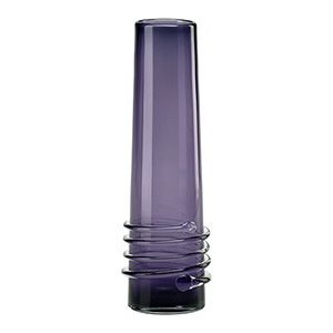 Small Purple Spiral Vase