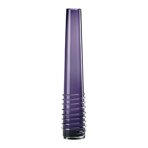 Large Purple Spiral Vase