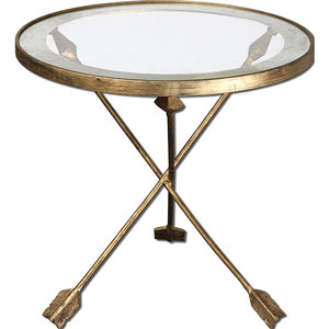 Aero Glass Top Accent Table