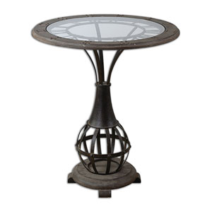 Honi Glass Accent Table