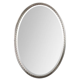 Casalina Nickel Oval Mirror