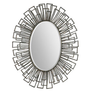 Alcinia Oval Metal Mirror